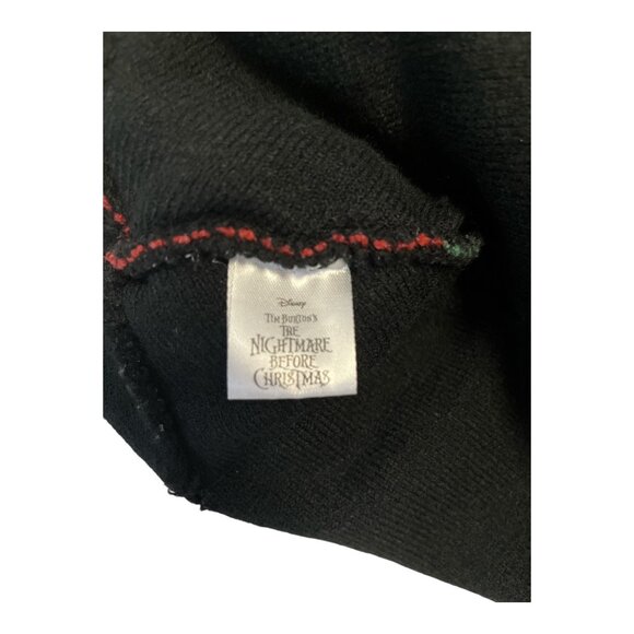 Nightmare Before Christmas Jack Skellington Santa Beanie Hat Pom Pom | Disney Ti - Picture 3 of 3